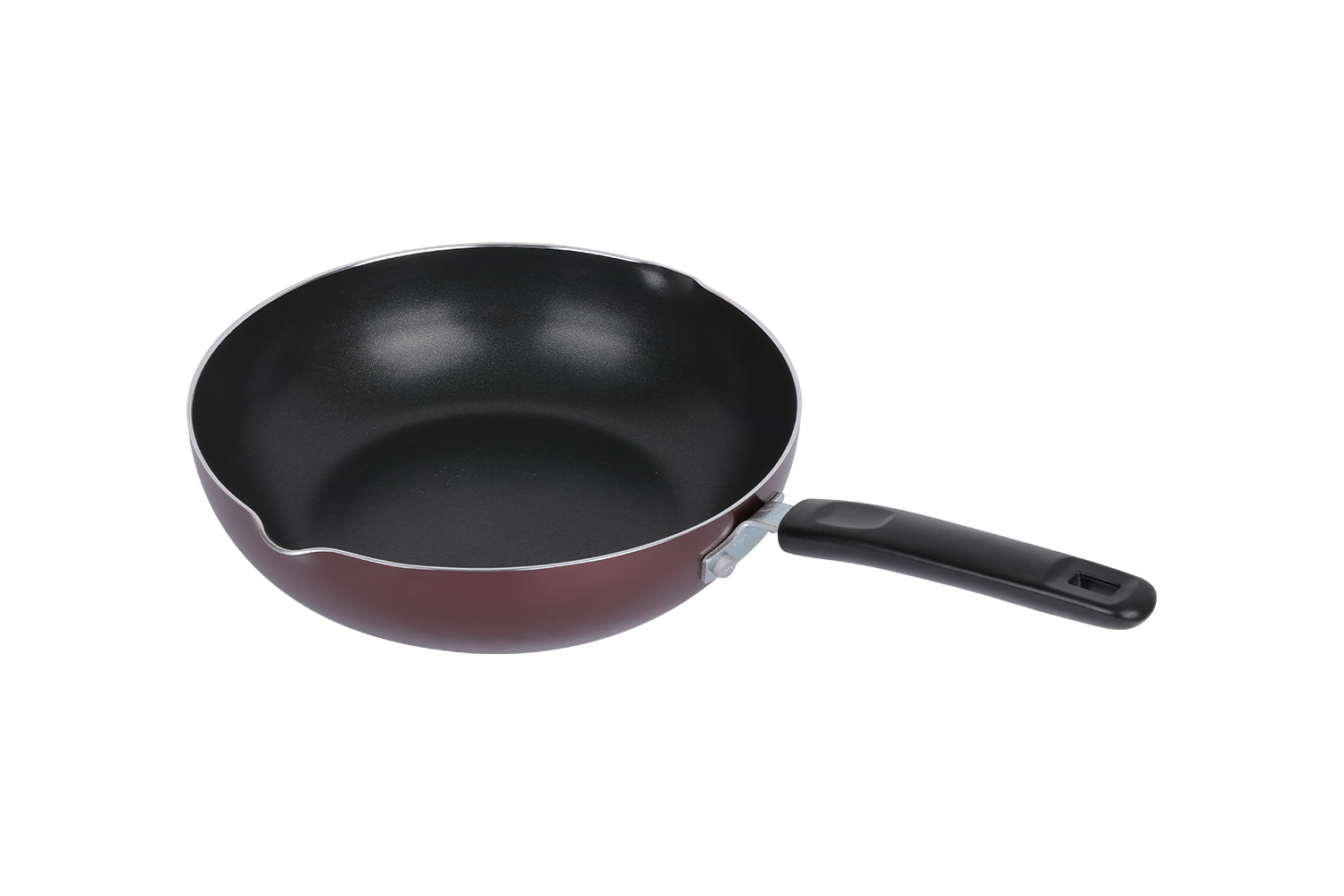 CLB2821D Wok-Cum operculo vitreo 28 opere, Flaming Wok, non baculo opere