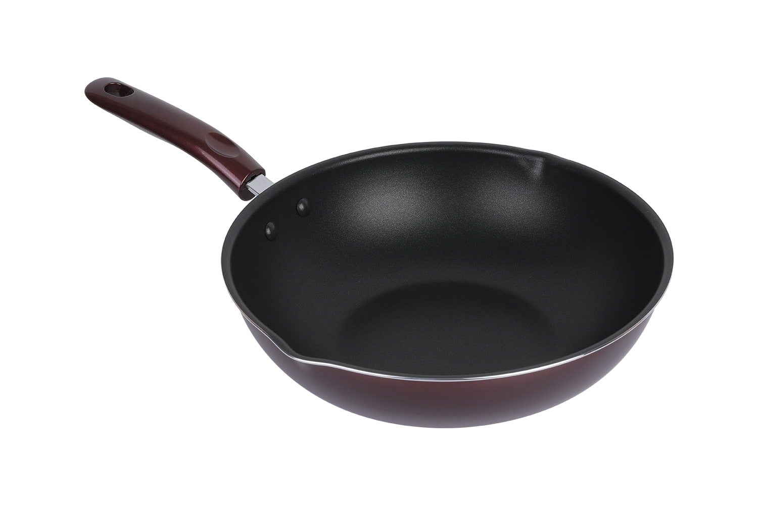 CLB3031D Wok-Cum operculo vitreo 30 opere, Flaming Wok, non baculo opere