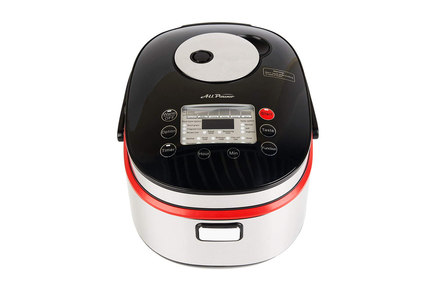 IH Rice Cooker YYF-40FH01, Non inhaero interiorem ollam, microcomputer intelligentem