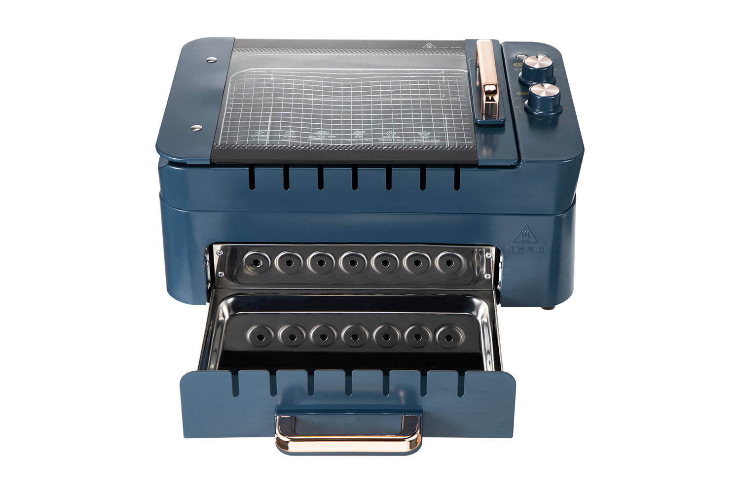 YYK-10JZ0 MULTIFUNCTIONAL BBQ Grill , Smokeless Indoor Electric Grill & Rotisserie , Non Lignum , duplex clibano stratum